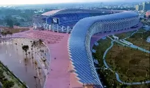Solar-powered stadium