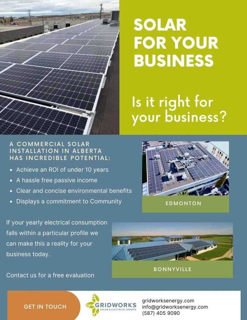 solar for businesses in alberta