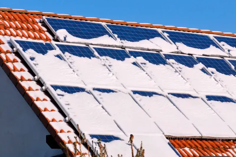 Solar Panels in Winter